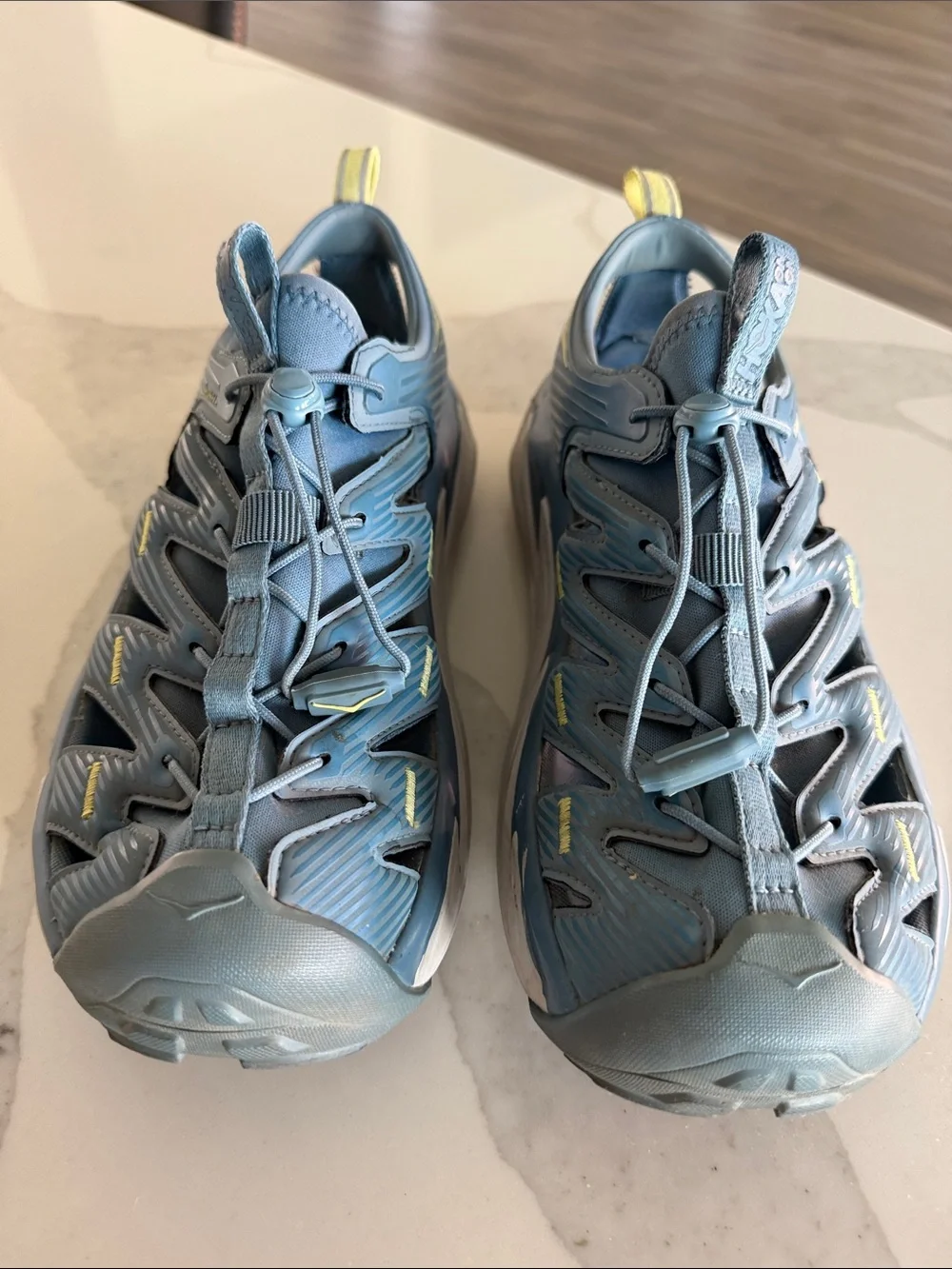 HOKA One One Hopara Women’s Blue Athletic Slip-on Trail Hiking Sandals. Sz 9.5